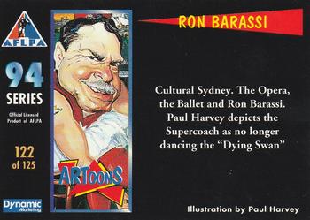 1994 Dynamic AFLPA #122 Ron Barassi Back
